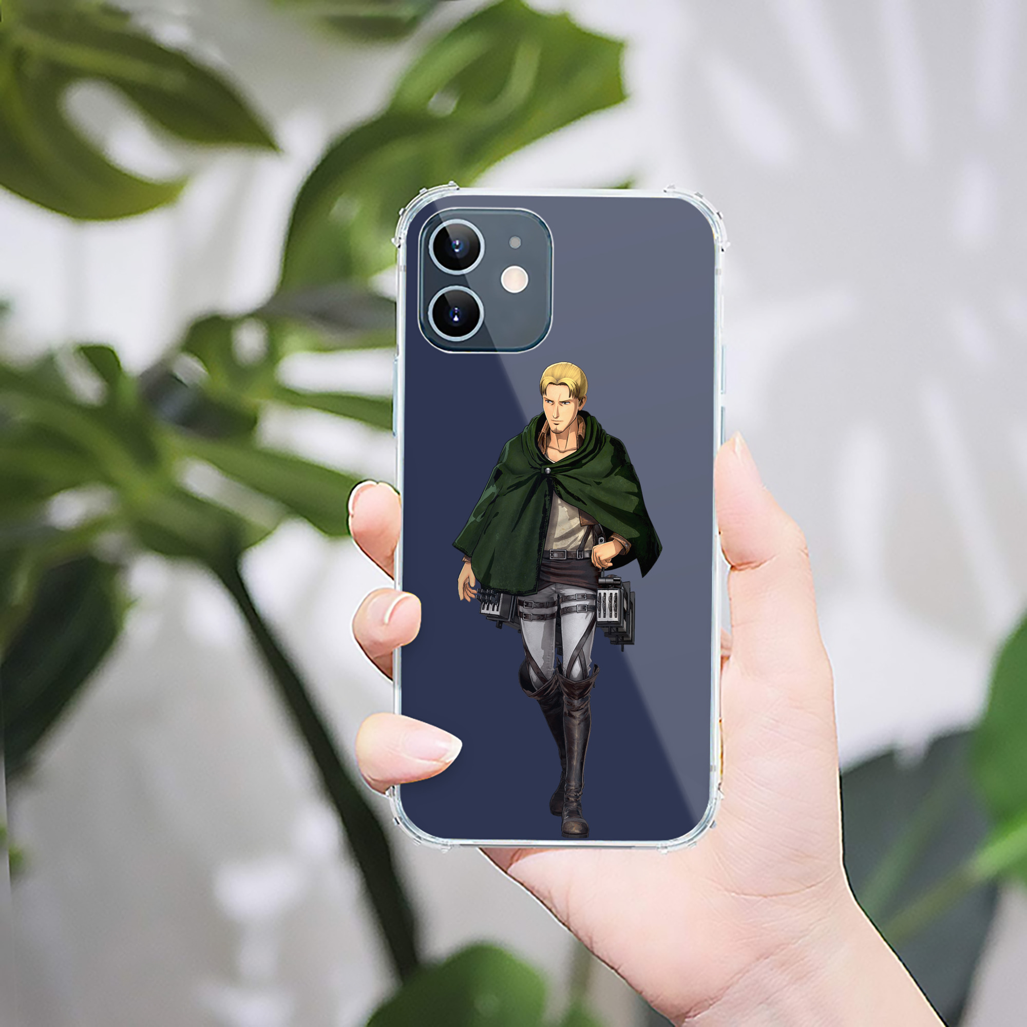 （画像用） 進撃の巨人 Attack on Titan 【iPhone 12シリーズ対応】透明スマホケース（クリアソフトケース）